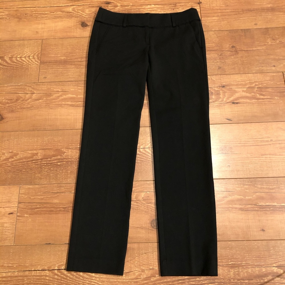 Loft Zoe Straight sz 2 black pants